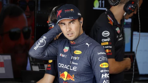 Checo P&eacute;rez en el Gran Premio de Francia