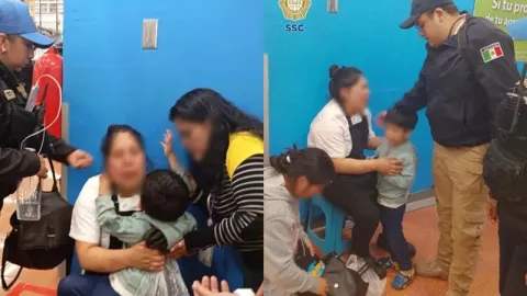 Niño de 5 años se sale de su casa en Cuajimalpa; policías lo encuentran en una juguetería