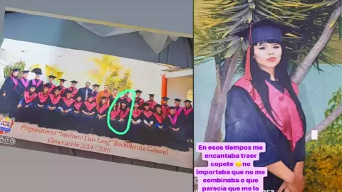 Mona y Geros: así se veía Marisol en la Preparatoria