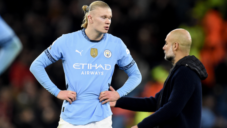 Haaland y Guardiola