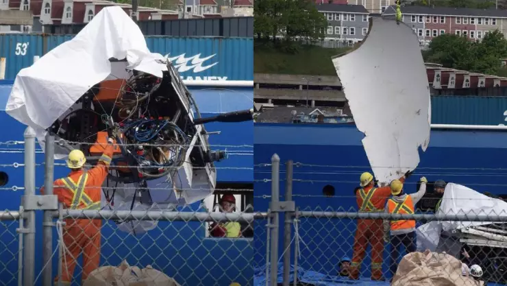 VIDEO: Filtran primeras imágenes de restos del submarino Titán
