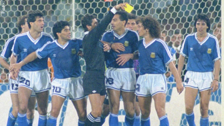 Argentina y Edgardo Codesal Italia 1990