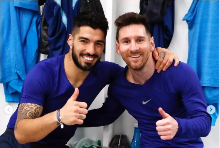 Messi y Suárez se despiden ante la salida del uruguayo para el Atlético de Madrid 