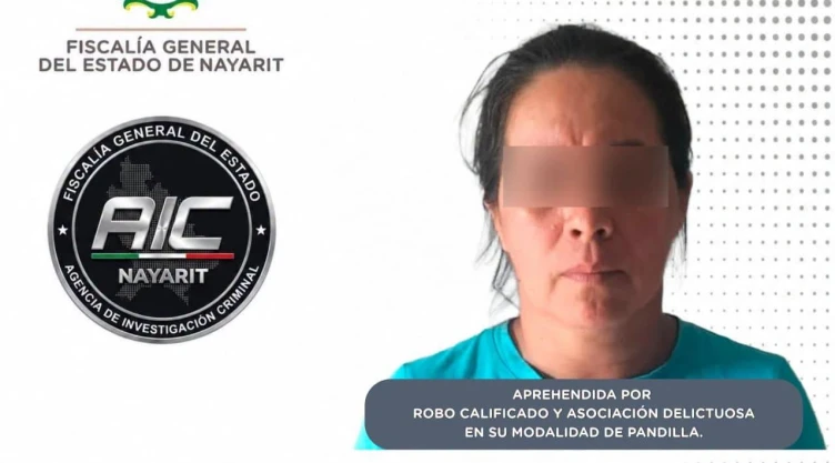 Detenida por robo de 500 mil pesos