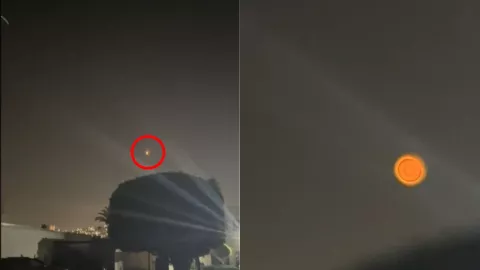 Luz en el cielo de Tijuana