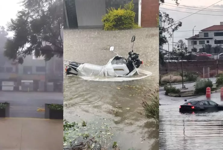 Fuertes lluvias azotan en el Valle de México hoy 3 de septiembre