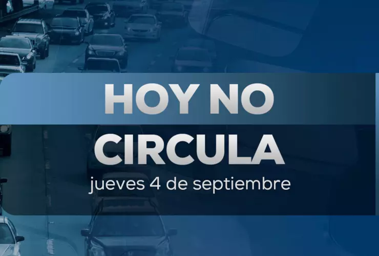 hoy no circula jueves 4 de septiembre