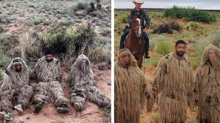 migrantes camuflados Chewbacca