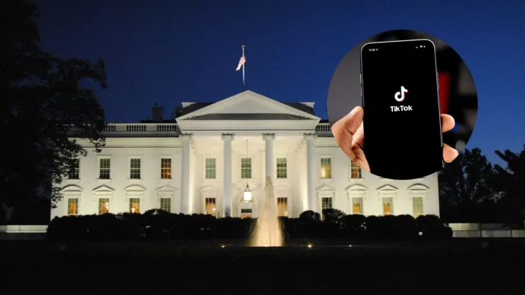Foto de TikTok y la Casa Blanca