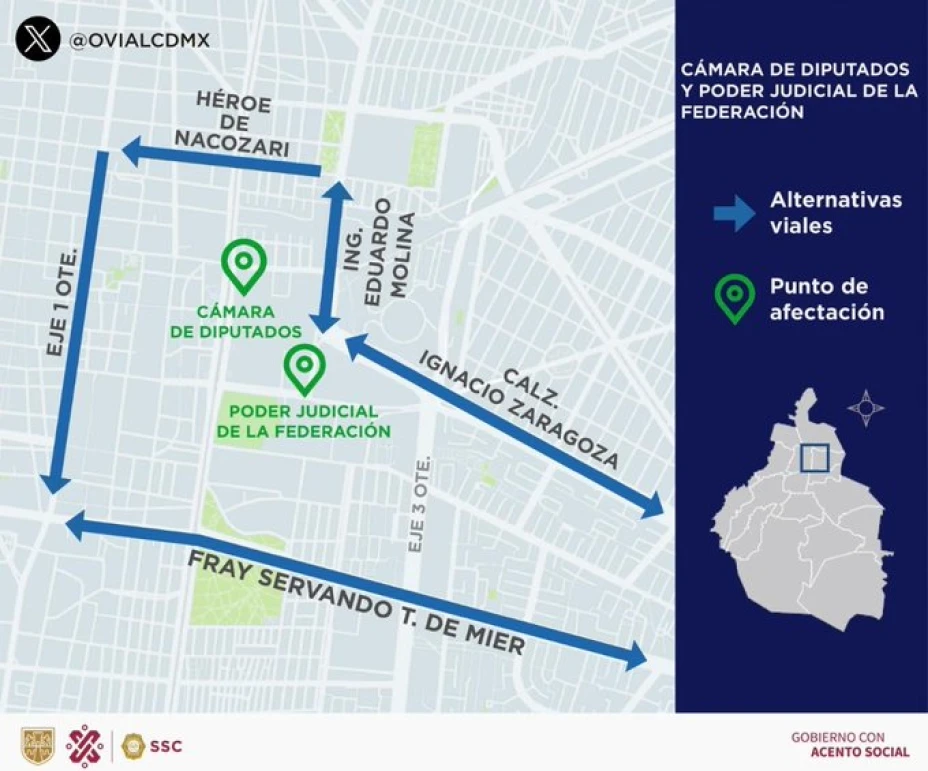 Marchas y manifestaciones en CDMX hoy miércoles 25 de septiembre
