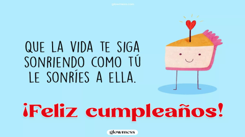 Imagen de feliz cumpleaños con frase