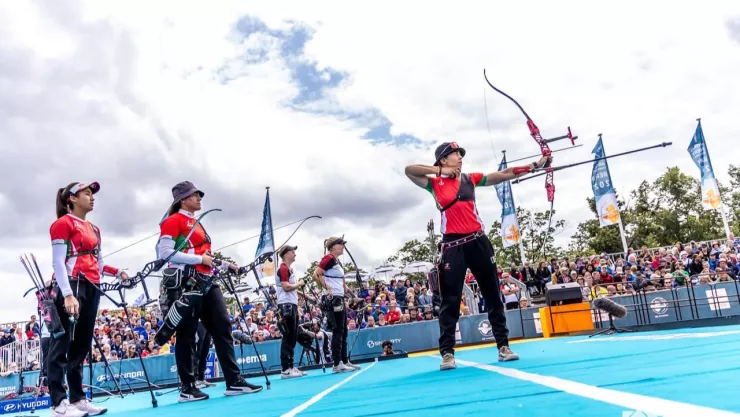 medallas en tiro con arco de Berlín