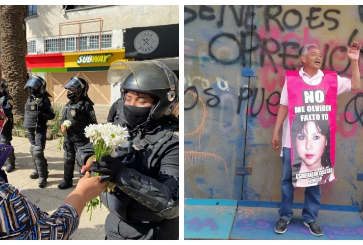 momentos marcha Día de la Mujer 2022