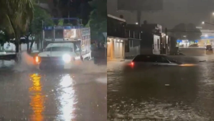 Lluvias en Quintana Roo provocaron caos en la región.