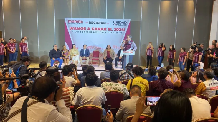 ¡El primero! Marcelo Ebrard se registra como Aspirante a la Coordinación de Defensa de Morena