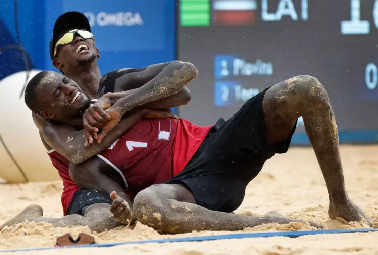 Catar se llevó el bronce en Voleibol de Playa