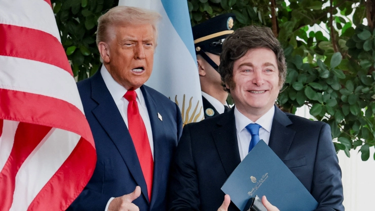 Donald Trump reunión con Javier Milei Casa Blanca