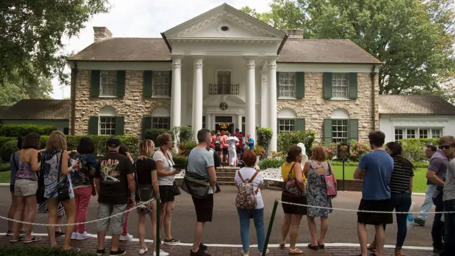 Graceland, la antigua casa de Elvis Presley.