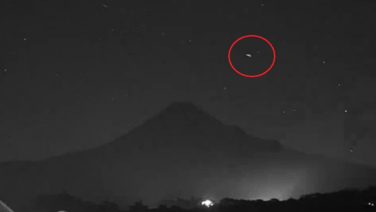 volcán de colima video ovnis
