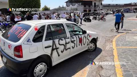 Protesta en Taxco