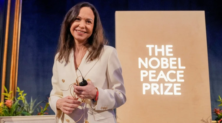 María Corina Machado en Oslo, Noruega, el 11 de diciembre de 2025.