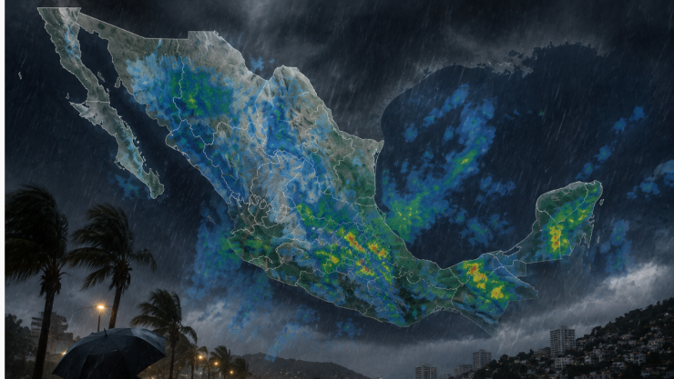 ¿Dónde habrá lluvias hoy? Consulta el pronóstico en estados de México para este lunes 3 de agosto