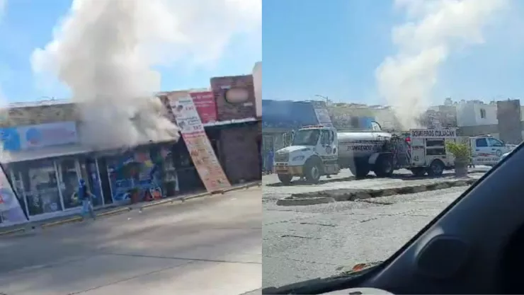 Incendio en una papelería de Valle Alto