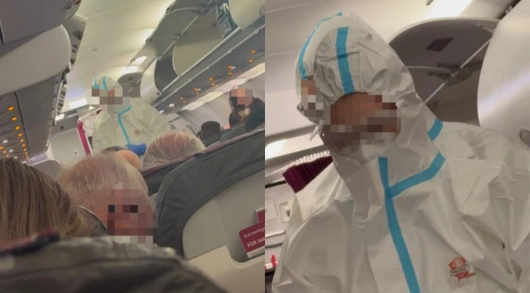 Brote de norovirus en vuelo internacional