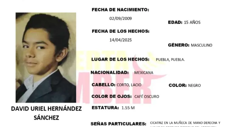 niño desaparecido