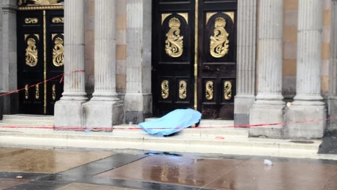 VIDEO Muere hombre afuera de iglesia en la Zona Centro de Tijuana