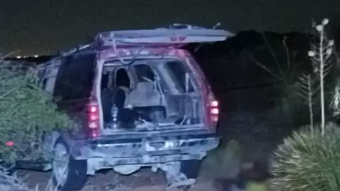 Balacera en cruce internacional Santa Teresa