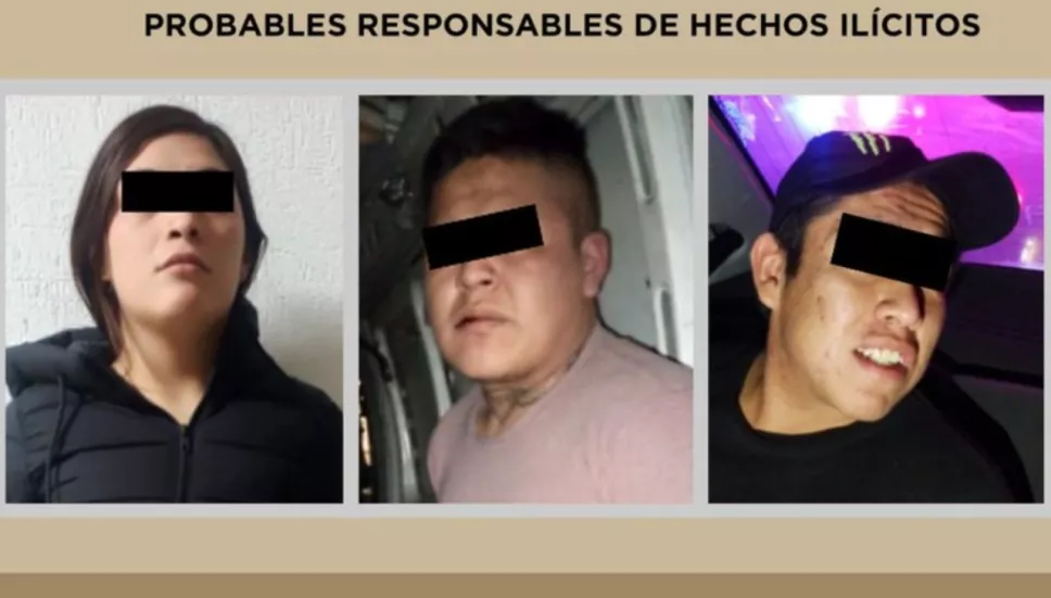 Detienen a 3 presuntos integrantes del CJNG en Metepec, Edomex