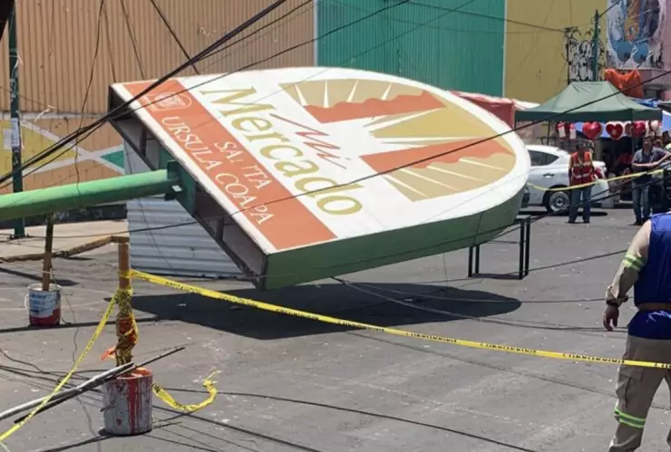 Letrero del mercado de Santa Úrsula