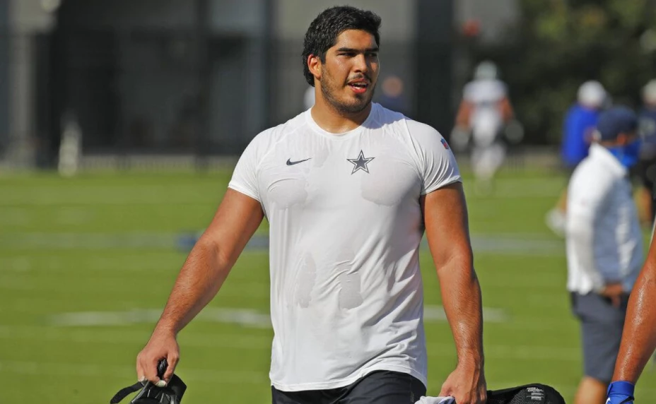 Isaac Alarcón con los Dallas Cowboys