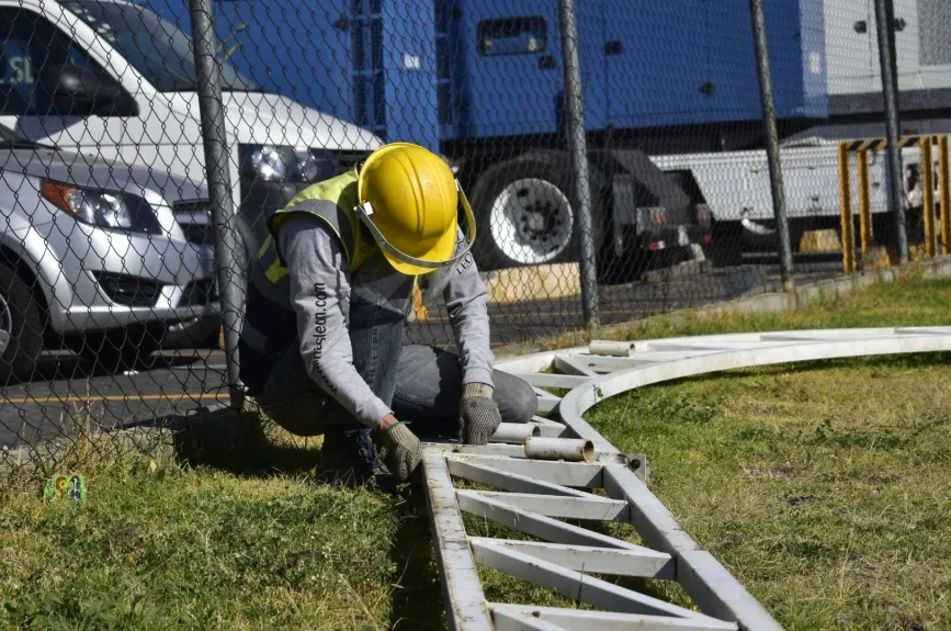 Así va la construcción del Centro de Acopio.