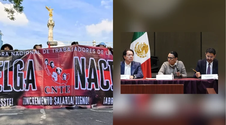 ¿Pararán las marchas de la CNTE? Gobierno dialoga con integrantes