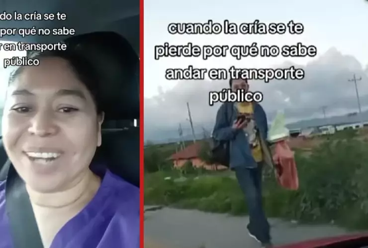 Madre busca a su hijo perdido en transporte público