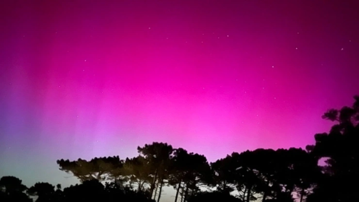 aurora boreal en puebla octubre 2024
