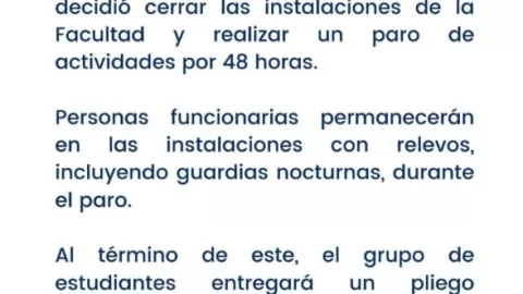 Paro en la FES Aragón 2025