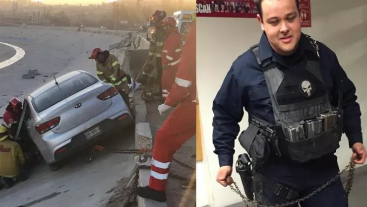 Muere policía en accidente automovilístico en el Alamar