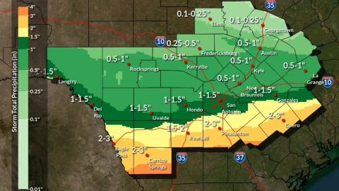 Mapa de las zonas que se ver&aacute;n afectadas por la tormenta tropical Alberto