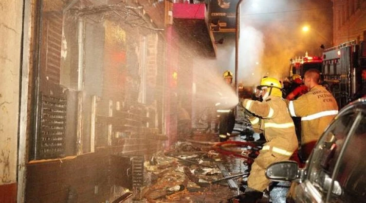 Incendio en discoteca de Brasil