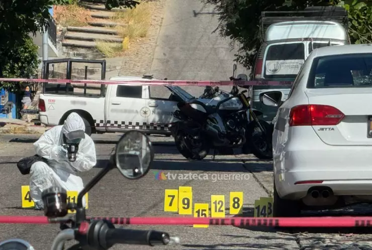 Taxista es asesinado a balazos en la colonia Morelos de Acapulco hoy, miércoles 31 de diciembre 2025