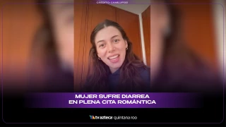 VIDEO: Mujer sufre diarrea en plena cita romántica