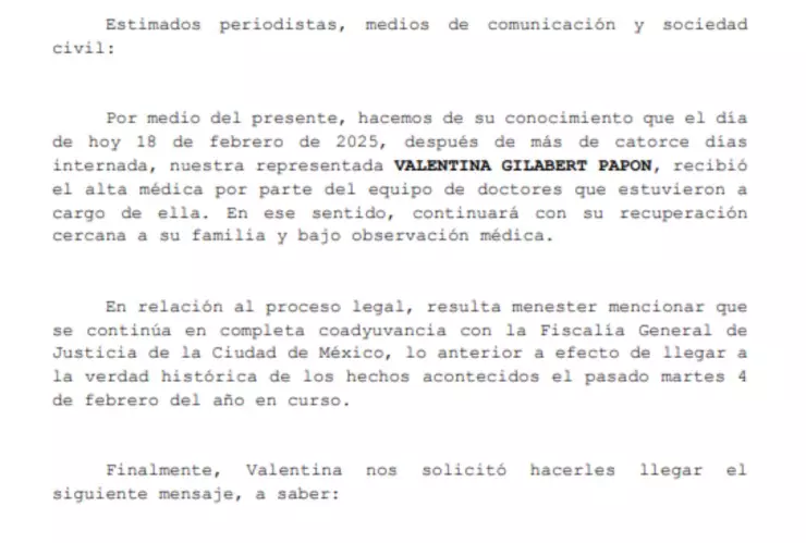 Valentina Gilabert sale del hospital tras agresión de Marianne ‘N’ y da sus primeras declaraciones.jpeg