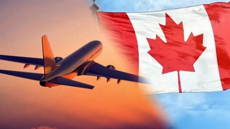 Avión desviado a Canadá