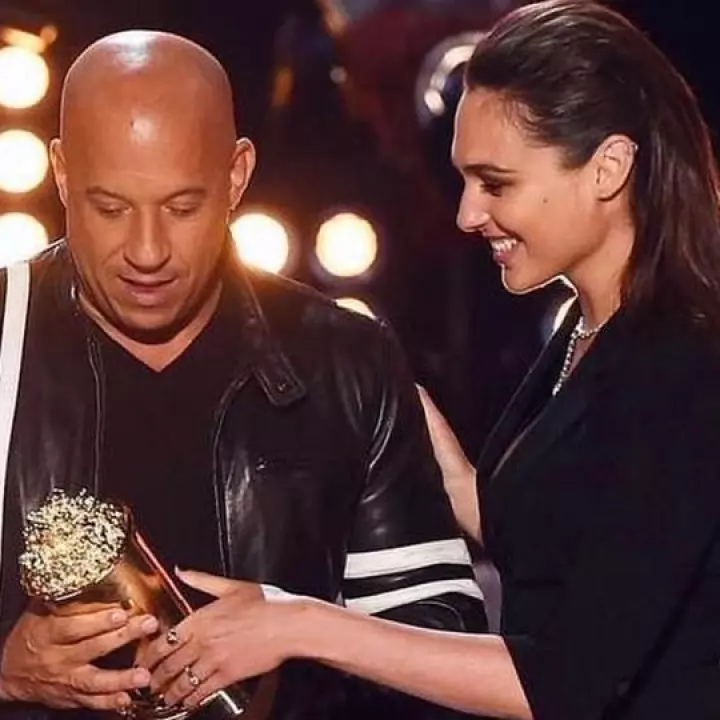 Vin Diesel y Gal Gadot compartieron una foto que te matará de ternura