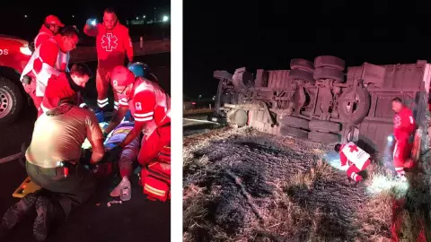 Accidente en carretera a San Juan de los Lagos