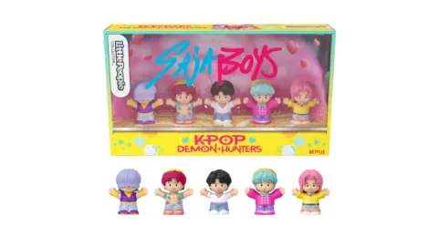 Juguetes de los Saja Boys de Kpop Demon Hunters