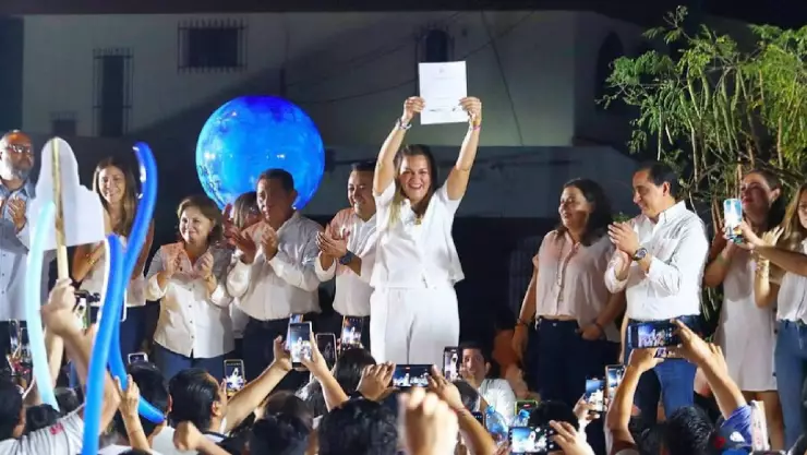 El recorrido que hizo Cecilia Patrón Laviada, presidenta municipal electa de Mérida para agradecer a los yucatecos